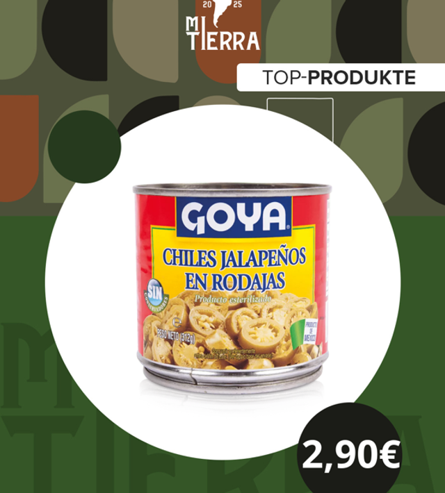 Chiles  jalapeños en rodajas - 312g