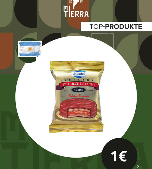 Alfajor Mardel chocolate negro - 150g